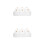 2Pcs Transparent Divided Snack Tray Multicompartment Pet Pc for Home 2
