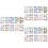 30Sheets Fine Workmanship Body Stickers Colorful Removable Decals 6