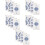 20Sheets Tribal Style Temporary Tattoos Multi Color Body Face Decals 6