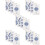 20Sheets Tribal Style Temporary Tattoos Multi Color Body Face Decals 7