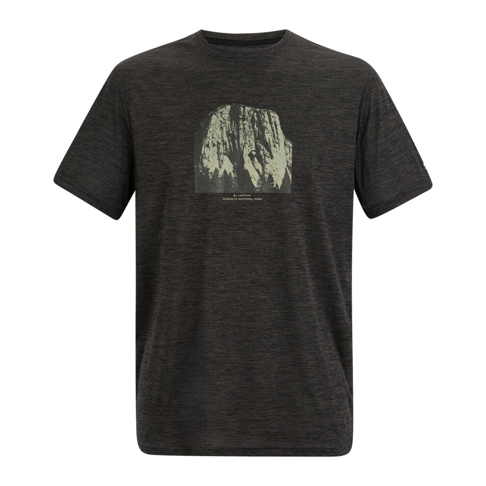 Regatta (S, Ash Marl) Mens Fingal Rock T-Shirt Multicoloured