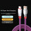 15-3.0M USB To Type C Cable 6A Fast Charging Braided Data-15cm 3