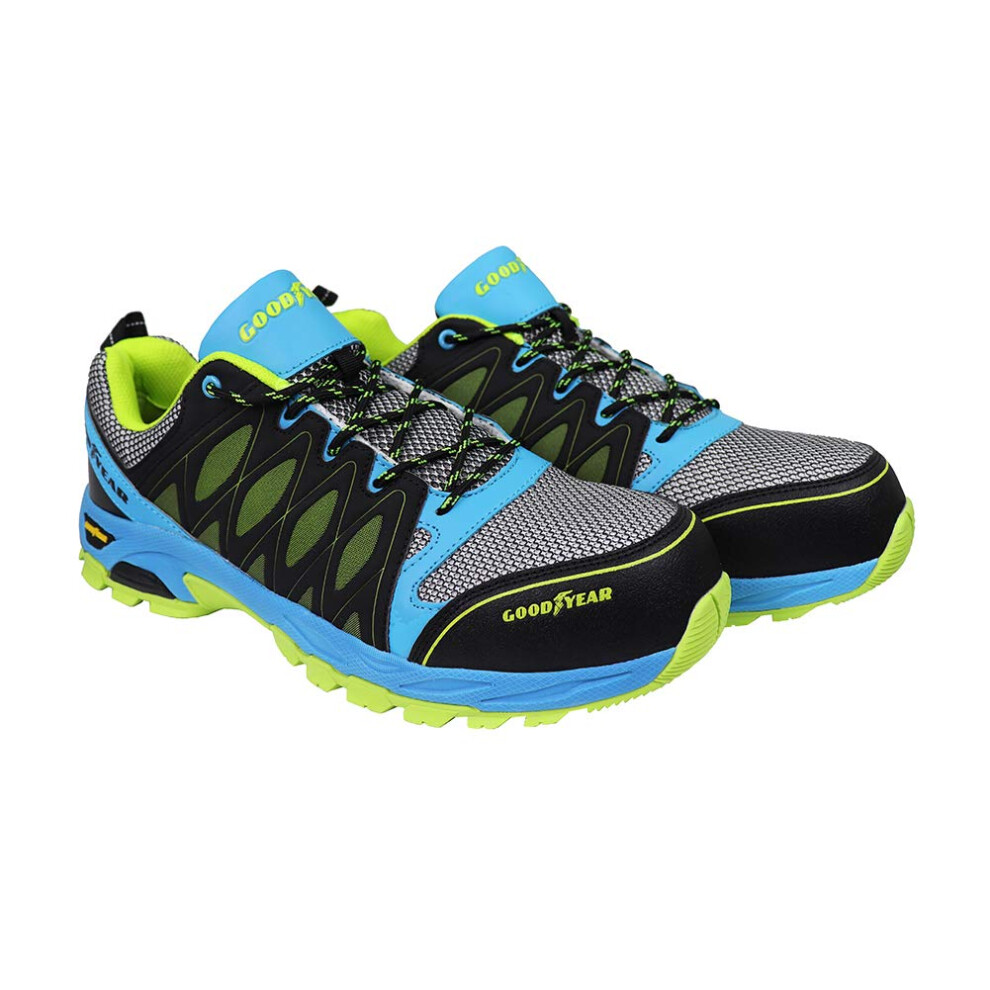 (5 Uk, Multicoloured) Goodyear Mens Contrast Safety Shoes 5063652210543