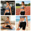 Damen-Sweatshorts ohne Nähte, hohe Elastizität für-Silber M 5
