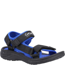 (13 UK Child, Black/Navy) Cotswold Childrens/Kids Bodiam Recycled Sandals