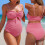 Verstelbare zwangerschapsbadmode-outfit Flexibele bikini voor-S 4