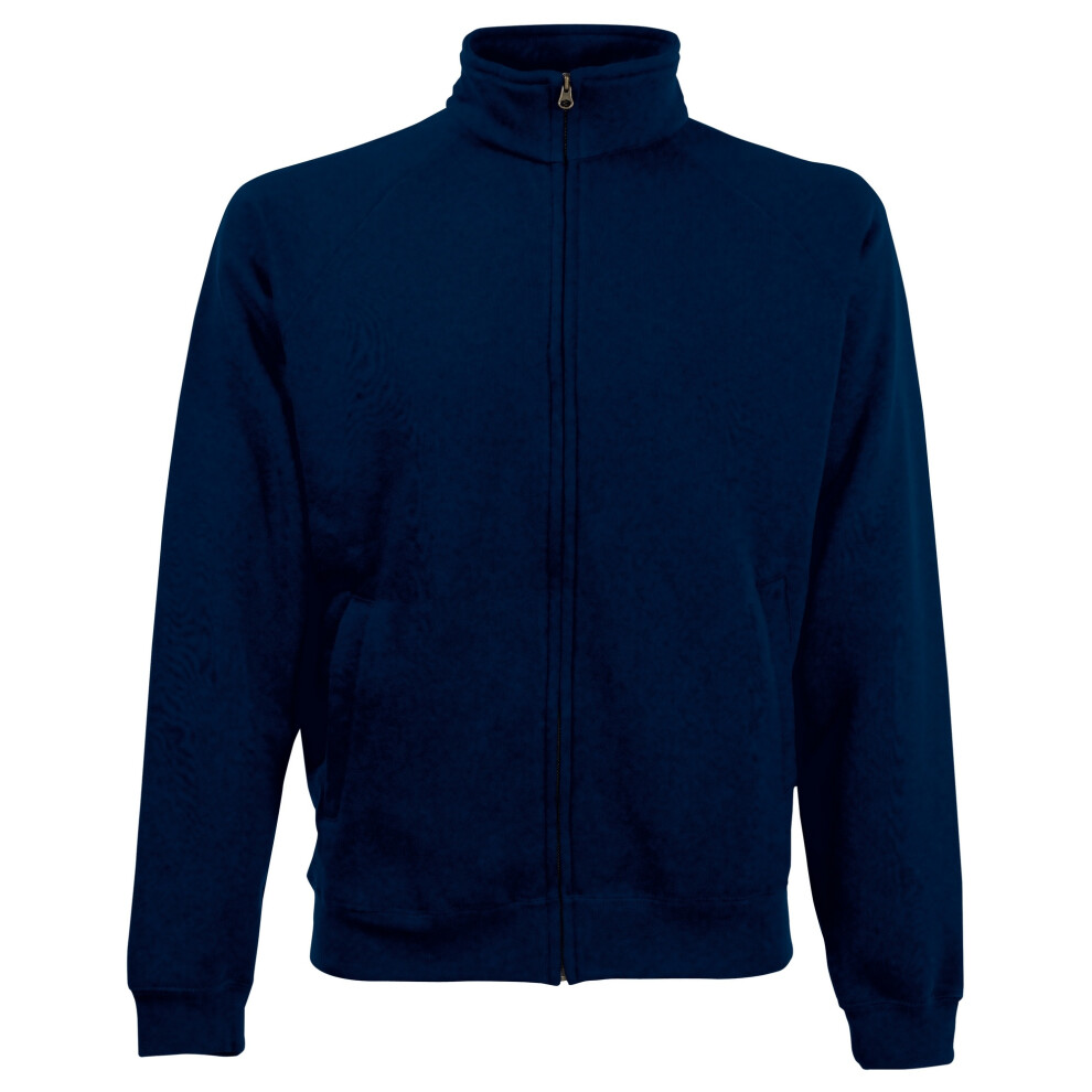 Fruit Of The Loom (M, Deep Navy) Mens Full Zip Sweat Jacket Blue,Multicoloured