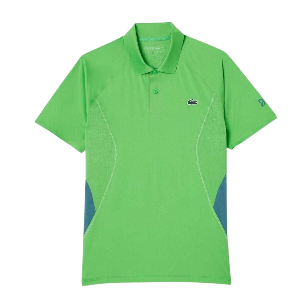 Lacoste (S, ) Mens Tennis X Novak Djokovic Regular Polo Shirt Green