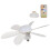 3 Speeds E27 LED Ceiling Fan Light Mount Dimmable With Remote Control 2