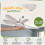 3 Speeds E27 LED Ceiling Fan Light Mount Dimmable With Remote Control 4