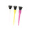 3Pcs Adjustable Height Golf Tees With-Yellow and white pow 65mm 1
