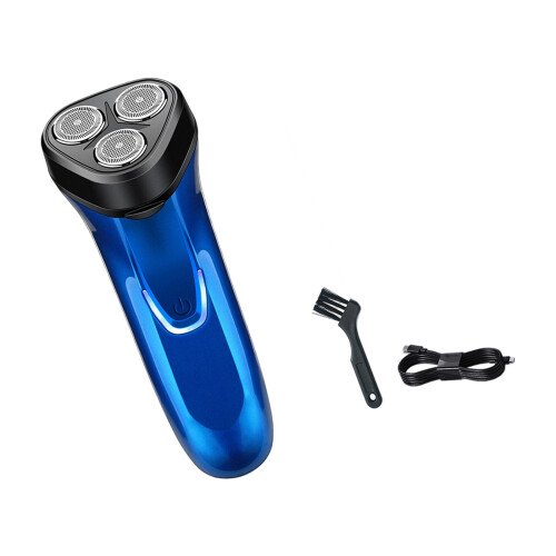 Oplaadbare ontharingstool Draagbare baardtrimmer voor-Blauw