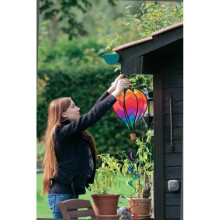 Windmolen heteluchtballon zonsopgang - INVENTO - Vorm van een heteluchtballon - Groen - 23 cm x 92 cm