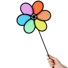 Windmolen - Windwijzer - DIY Veelkleurige Bloemenwindmolen Klassiek Kinderspeelgoed AR HB006 -KOR