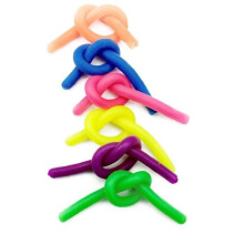 6 PCS Fidget Toy Stretchy Anti-Stress Stress Chain Anxiety Reliever Rope Noodles