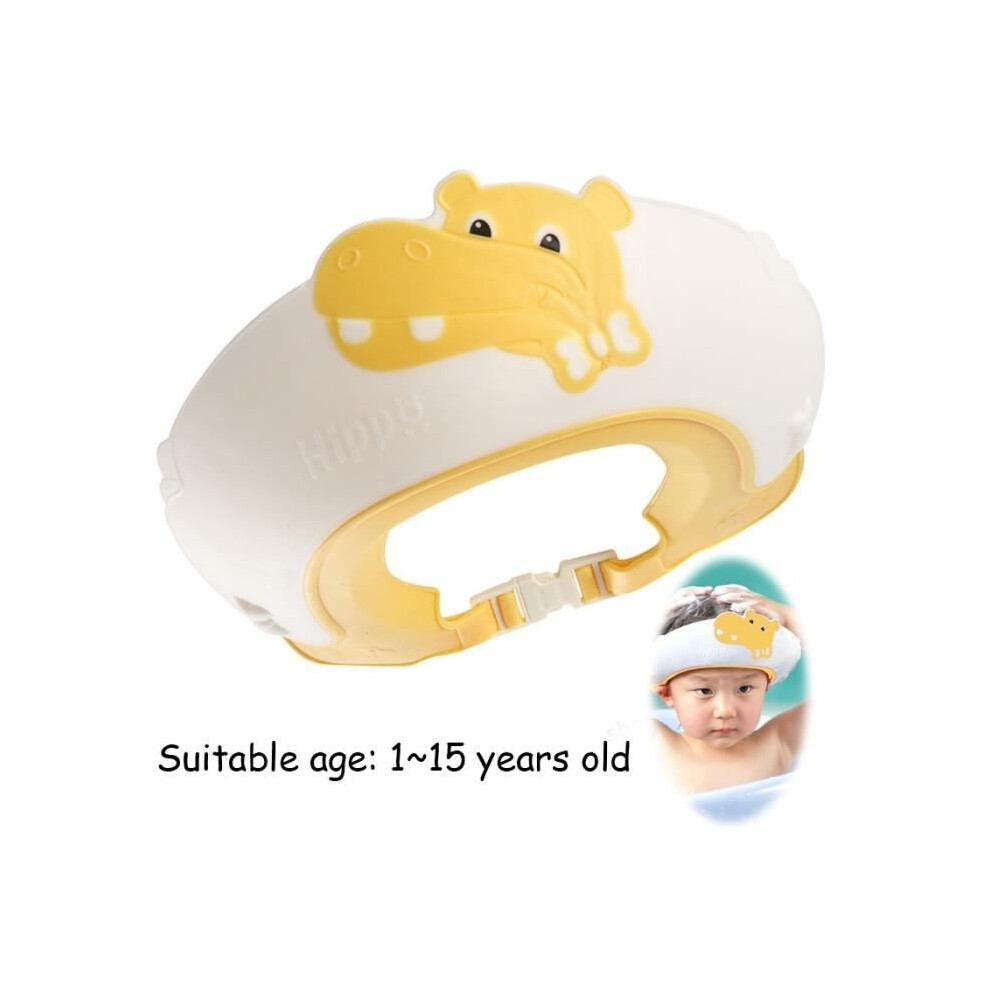 Baby Bath Cap, Child Bath Visor, Adjustable Shower Cap, Silicone Bath Cap, Shower Protective Hat Aihontai