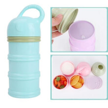 Baby Formula Milk Powder Dispenser, Portable, Leak-Proof, 3-Layer, for Baby Food, Snacks, Storage, Travel Container