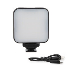 Projecteur LED Fangming ST48B, lampe vidéo LED, mini projecteur portable pour éclairage intérieur et optique esclave