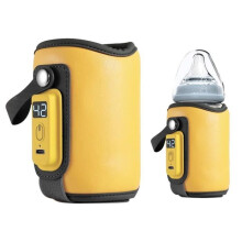 Chauffe-biberon portable USB - YSINOBEAR - Contrôle intelligent de la température - Jaune
