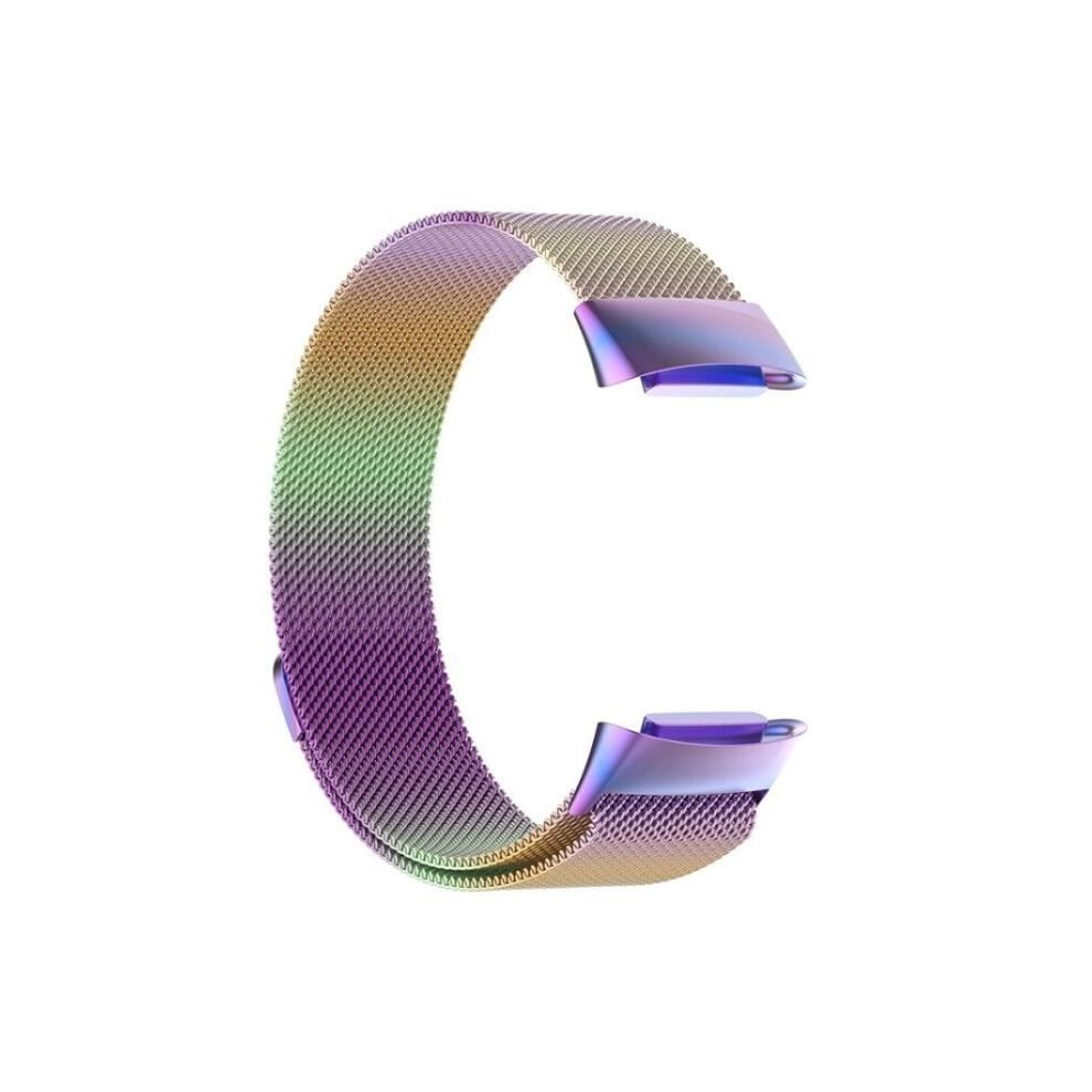 Stainless Steel Milanese Smart Watch Band Strap For Fitbit Charge 5 - Multicolor 9149891812307