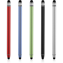 Touchscreen-stylussen, 5 stuks, 2-in-1 universele styluspen voor mobiele telefoons, compatibel met smartphones en tablets.