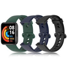 Bracelet compatible avec la montre Xiaomi Redmi Watch Lite 2/Mi Watch Lite 2, bracelet de remplacement en silicone pour Redmi Watch 2 Lite