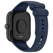 Bracelet pour Xiaomi Redmi Watch 4 / Mi 8 Pro, bracelet de montre en silicone avec boucle noire
