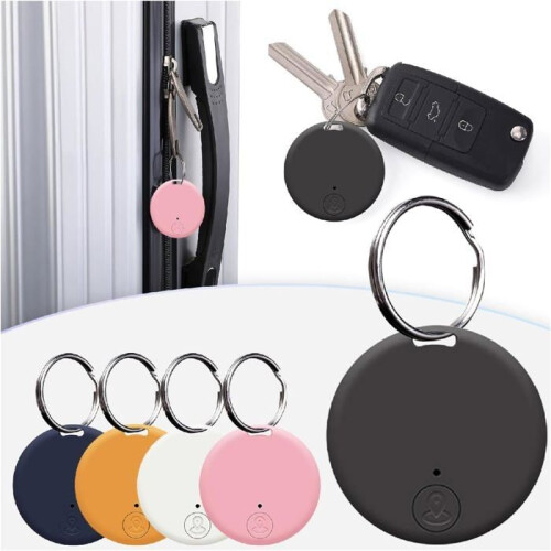 Set van 5 kleine GPS-trackers, compatibel met iOS/Android, draagbare, verliesbestendige Bluetooth-objecttracker.
