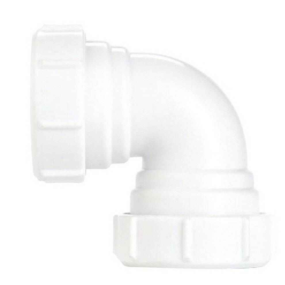 (40Mm, White) Securplumb 90 Degree Bend Pipe Bend 5063852712250