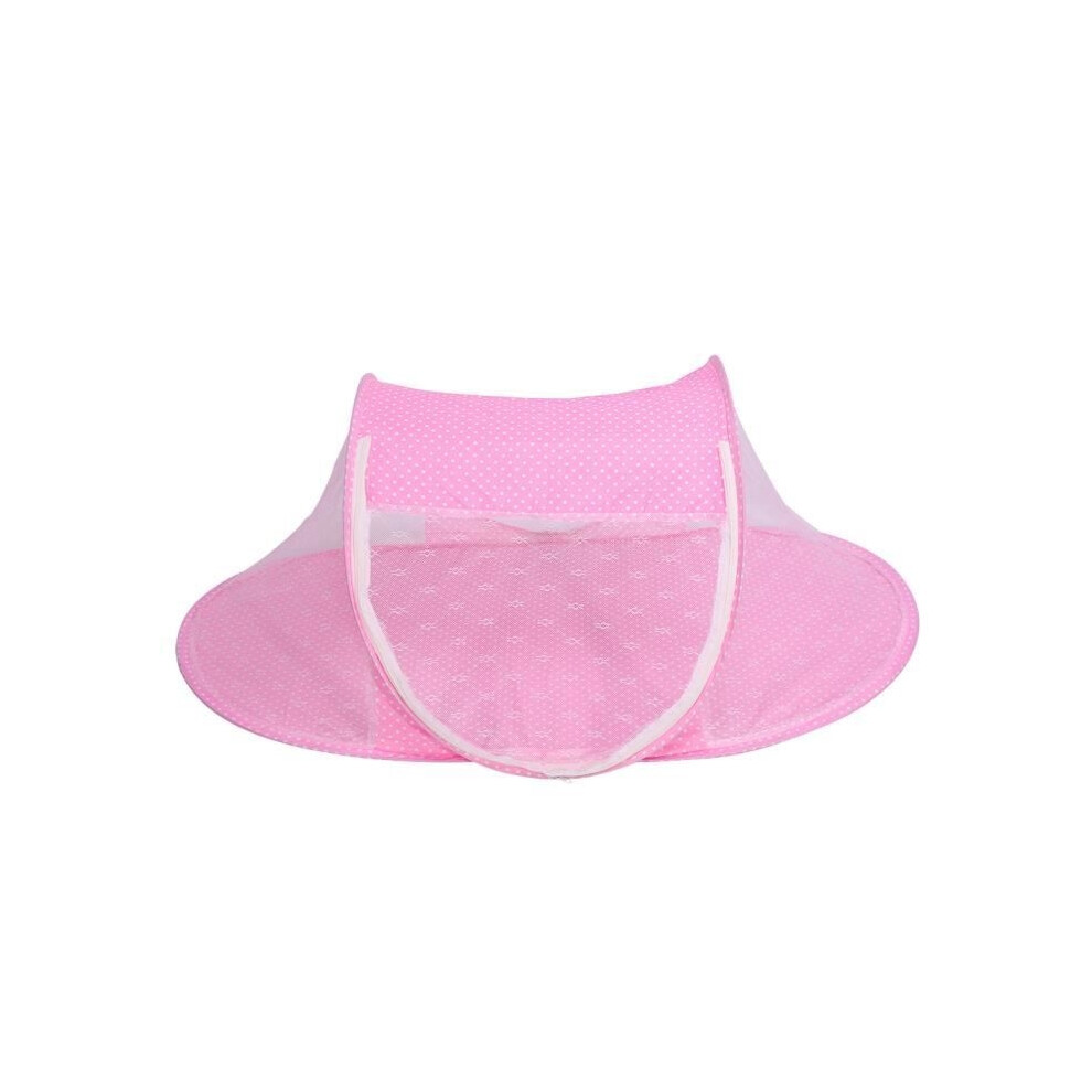 Foldable Mosquito Net For Baby And Child's Bed - Surenhap - Breathable And Easy To Carry Pink Aihontai