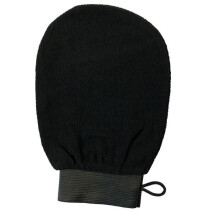 ÉPONGE - Gant de bronzage BATH FLOWER Surface ultra-douce Gants de coiffure auto faciles à utiliser - Noir 1