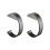 2Pcs Functioanl Table Hooks for Bag and Headphone Storage-Gray 1