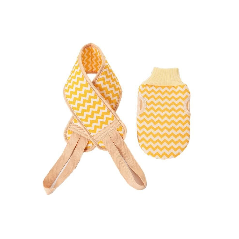 Aihontai Exfoliating Glove - Body Scrubber - Yellow - Natural Fiber - Washable - Bathroom Accessory