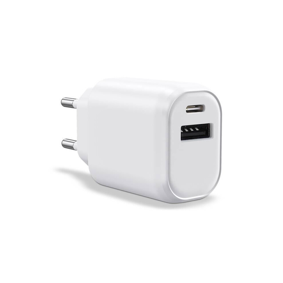30W Usb-C & Usb-A Qc 3.0 + Pd Wall Charger Â Fast Charging 0Â60% In 30 Min Â White 9149891810006