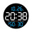 ANTCOOL Digitale Wanduhr – 25 cm – LED – Temperatur – Luftfeuchtigkeit – Datum 1