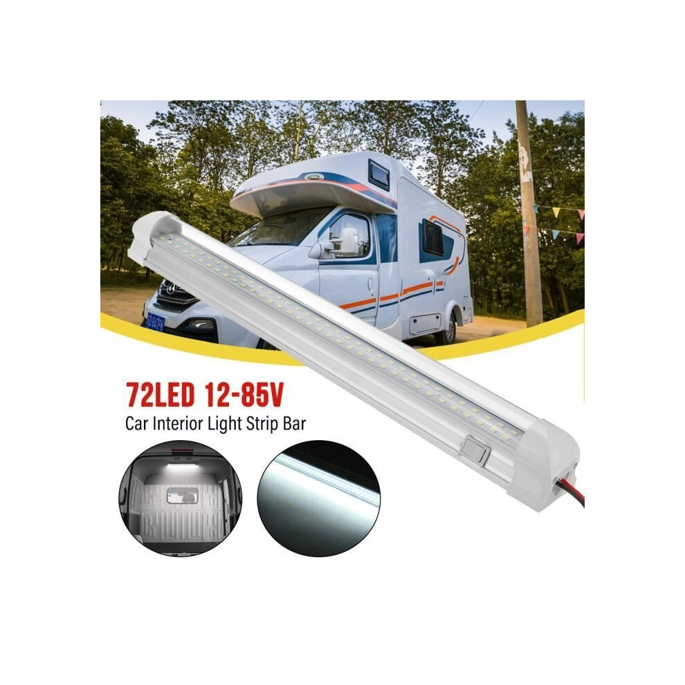 12V-85V Led Interior Ceiling For Truck, Caravan, Trailer White/Light 9149891818132
