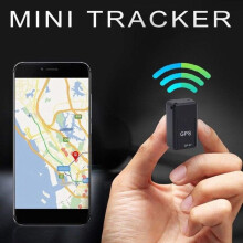 Mini portable magnetic GPRS locator, voice recorder, alarm locator