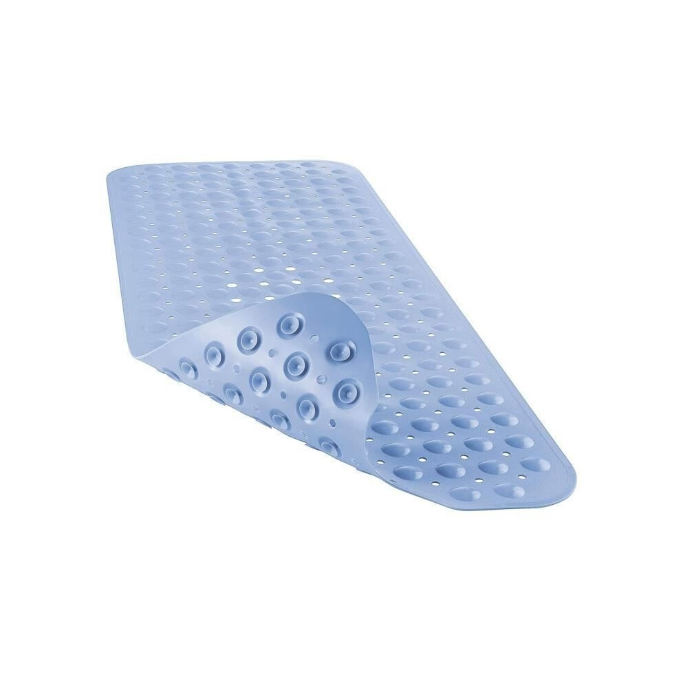 Aihontai Kenlumo Non-Slip Safety Bath Mat 100 X 40 Cm Anti-Slip Mat For Bathtubs And Showers, Light Blue