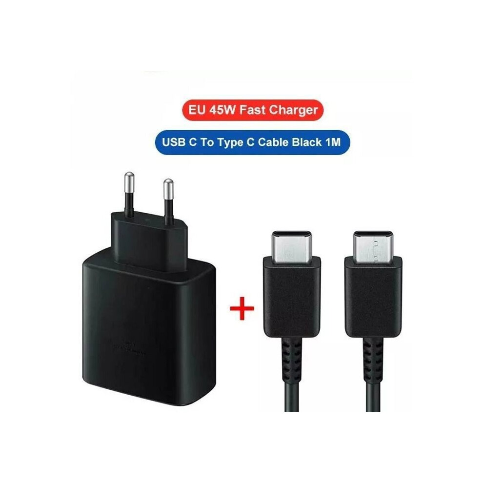 Charger - Samsung - 45W - Usb-C - Compatible With Galaxy S23/S22/S21 - 1M Cable 9149891810198