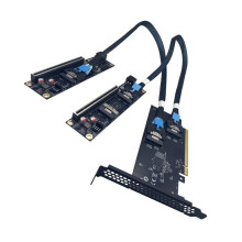 Das Expert SFF 8654 8i-zu-SAS4.0-Adapter-PCIe-Erweiterungsset