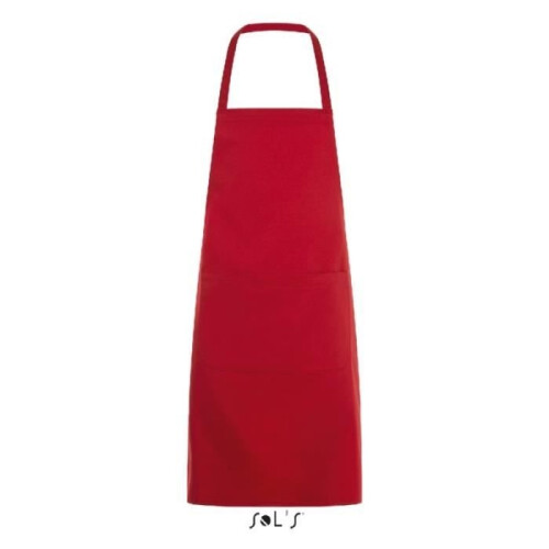 Apron - UNIQUE - Gramercy - Red - Polycotton - 190 g/m²