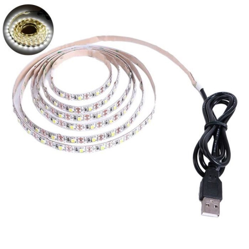 LED-strip - USB LED-lint 5V-1m Wit licht