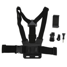 Support de poitrine Duokon pour téléphone portable, harnais réglable pour selfies.