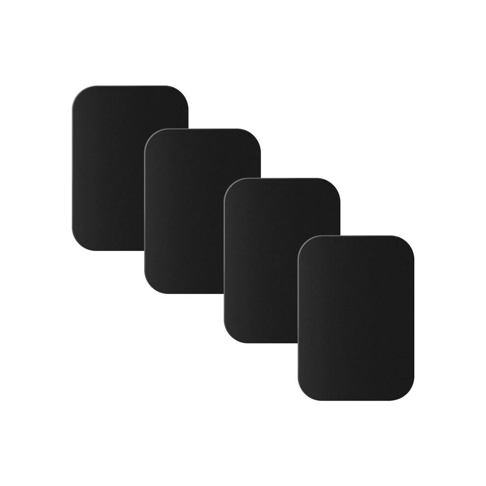 Metal Plate - 1001 Batteries - 4 Pieces - Strong Adhesive - Ultra Thin - Compatible With Phones 9149891811058