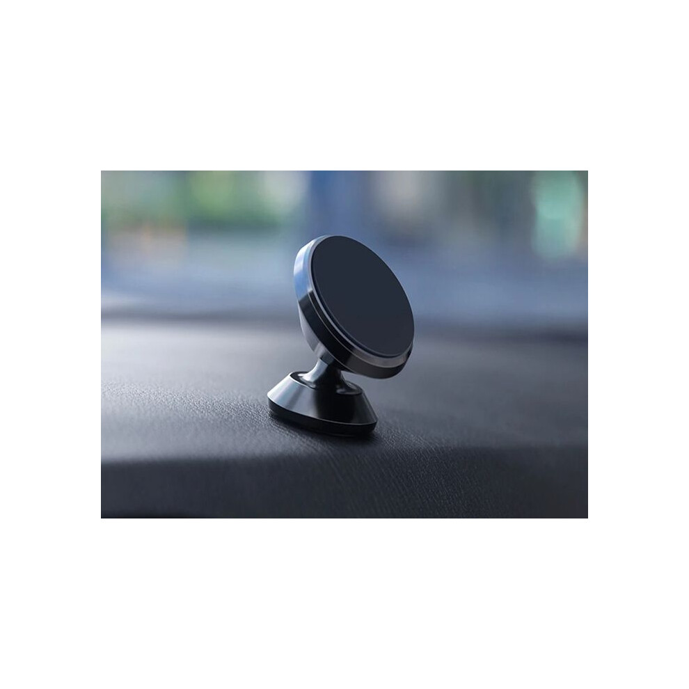 Car Phone Holder, Metal Car Mount, 360-Degree Rotating Phone Holder, Black 9149891810815