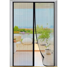 Mosquito Net Door - GENERIC - 120x220cm - Magnetic - Automatic Closing - Black