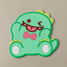 Dinosaurus placemat - Kawaii onderzetter, cartoon tafelmat, isolerend, anti-verbranding, voor thuisgebruik door kinderen
