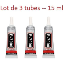 Verpakking van 3 stuks B7000 transparante lijm 3*15 ml voor tablets en smartphones