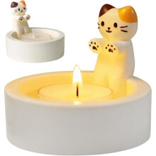 Candle Holders, Cat Candle, Cute Cat Candle, Funny Cat Paw Warmer Candle Holder, Decorative Home Candle Holder, Home Decor Gifts