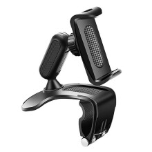 Support universel pour téléphone de voiture, clip porte-carte, support GPS, support rotatif